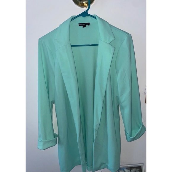 Weavers Tops - Blazer worn once in great condition. Mint Green